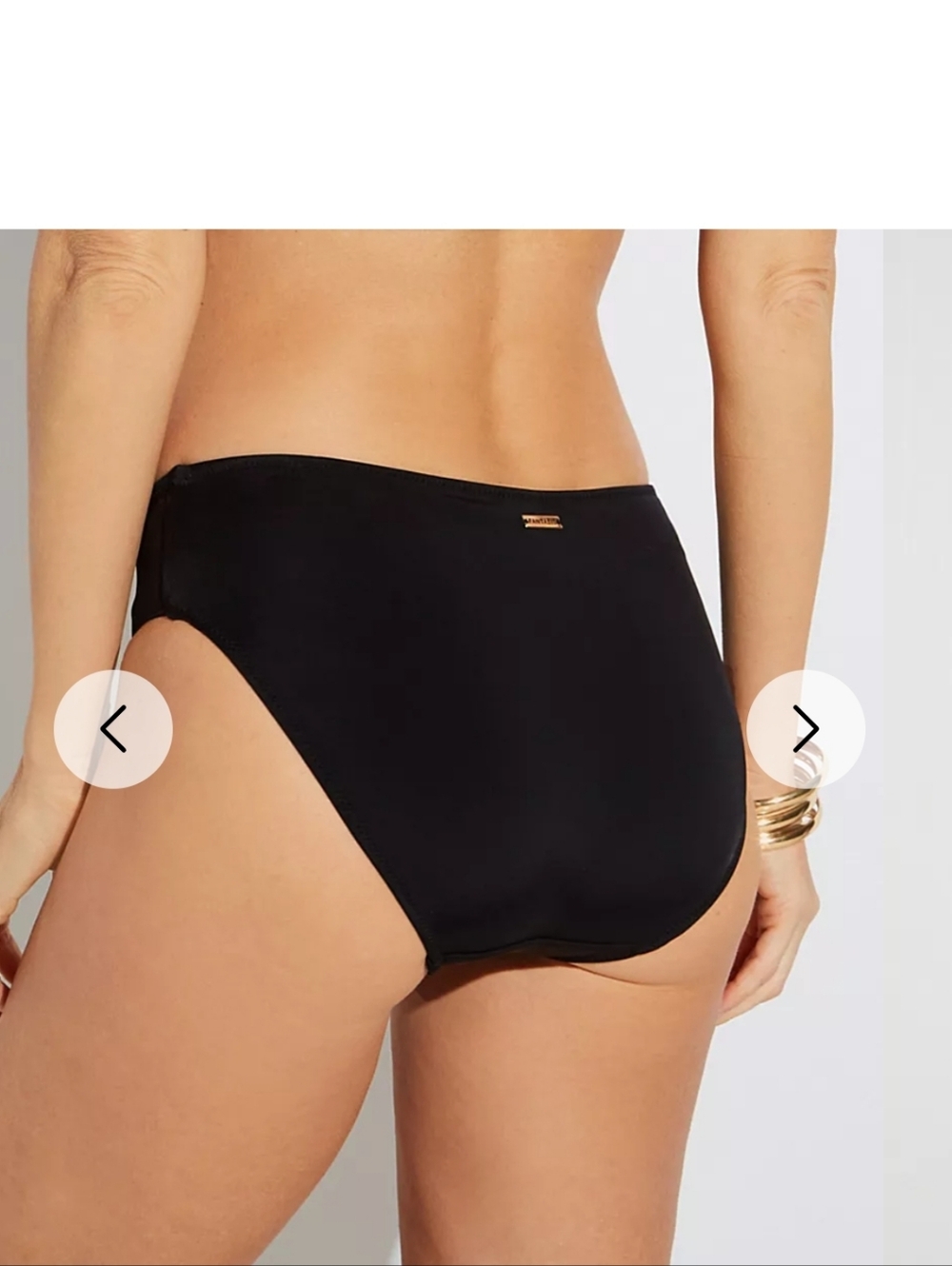 Black High-Waist Bikini Set with Underwire Support - Picture 6 of 12